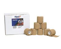 HealiT SafeGrip™ 2inch-Wide Self-Adhering Performance Athletic Wrap, Adhesive Flexible Breathable, Athletic Tape Ideal for Stretch Wrist, Ankle, Hand, etc. - Beige - 24 Pack/Case