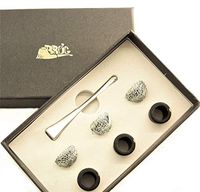 Tobacco Pipe Accessory Gift Set - Vintage Tamper Tool, 3 Rubbers and 3 Moistures