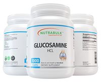 NutraBulk Glucosamine HCL Pure Powder 1000 Grams (2.2lbs)