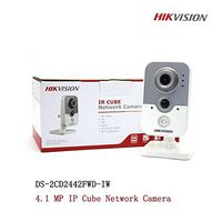 Hikvision IP Camera 4MP PoE Indoor IR Wireless WiFi Cube Camera with WDR DS-2CD2442FWD-IW 4mm-International English Version