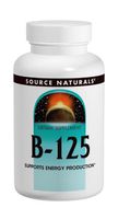 Source Naturals B-125, 125 mg B-Vitamins For Energy Production Support - 60 Tablets