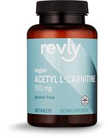 Amazon Brand - Revly Acetyl L-Carnitine, 500 mg, 100 Tablets, Vegan