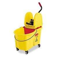 Wavebrake 44 Quart Bucket/Downward Pressure Wringer Combination, Yellow, New