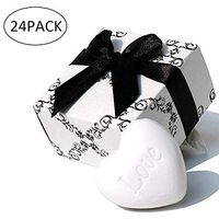 AIXIANG Cute Mini 24 Pack Heart Shape Soap Favors for Wedding Favors and Gifts or Baby Shower Soap Favors, Bridal Shower Favors, Housewarming Gifts, Heart Themed Party Table Decorations, Return Gifts