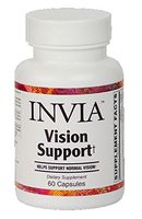 Invia Vision Support Vitamin Supplement with Lutein (6mg) and Bilberry for Healthy Eyesight
