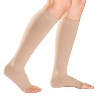 SKYFOXE Medical Compression Socks 20-30 mmHg Open Toe Knee High Length Stockings for Women Men,Firm Support Toeless Hose Treatment Swelling, Varicose Veins, Edema, Pregnancy