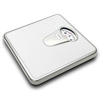 Mechanical Bathroom Scale/Mechanical Floor Scale/Spring Weight Scale/No Battery/Professional Analog Mechanical Dial/Fitness Weight Loss/Hotel/Black/White/Up to 120kg