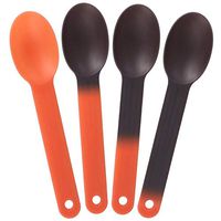 XL Color Changing Plastic Spoons - Changes From Orange To Black - Changes Color When Cold! Extra Durable Birthday Party Spoons - Frozen Dessert Supplies - Made in USA! 25 Count