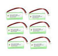 SPS Brand 2.4V 650mAh Replacement Battery for GE 52826 (6 Pack)