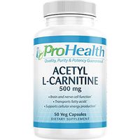 ProHealth Acetyl L-Carnitine HCL (500 mg, 60 Veg Capsules)