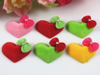 20pcs Resin Heart Bow Rhinestone Flatback Button Embellishments U Pick (Mix)