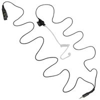 ExpertPower 2-Wire Surveillance Earpiece PTT Mic for Yaesu Vertex FT-270R FT-277 FT-277R HX-750 HX-760 HX-850 VXA-200 VXA-220 VX-6R VX-170 VX-177 VX-7R