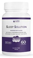 Sleep Aid for Adults by Super Naturals Health | Natural Sleeping Pills | 100% Natural Ingredients | Supports Better Sleep | Improves Insomnia | Melatonin | 60 Capsules