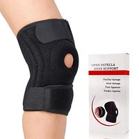 Hinged Knee Brace- Open Patella Knee Support with Adjustable Compression Stabilizer for Swollen ACL, Tendon, Ligament, Meniscus Injuries, Ligament, Sports Activities