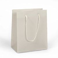 White Plastic Bulk Euro Tote | Quantity: 300 | Width: 4 1/2" Gusset - 2 1/2"