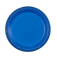 Party Dimensions 82273 15 Count Plastic Plate, 7-Inch, Blue