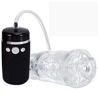 See&Joy 3D Men Aircráft Másturabátion Cup Male Sucking Stimulation Toy with Transparent Inner Sleeve Elastic and Durable