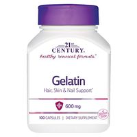 21st Century Gelatin 600mg, 100 Capsules
