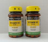 2 Pack Special of MASON NATURAL B-2 100 MG TABLETS 100 per bottle