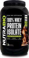 NutraBio 100% Whey Protein Isolate (Chocolate, 2 Pounds)