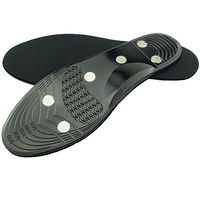Medipaq Magnetic Therapy Gel Insoles - Magnetic Reflexology Points from Instant Relief! 1x Pair Black 9.5-14