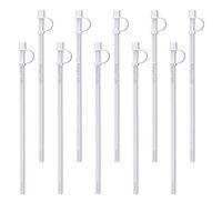 13" Flexible Straws for Whirley Hospital Mugs (10)