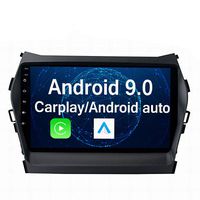 SYGAV Android 9.0 Car Radio for 2013-2017 Hyundai Santa fe Stereo with Carplay GPS Navigation 9 Inch Touch Screen Head Unit