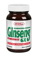 Action Labs Ginseng PowerMax 6x, 50-Count
