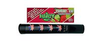 Herb Airtight Tube Pocket Protector with Juicy Jay's Strawberry Kiwi 1.25 Flavored Hemp Rolling Papers 1 Count DC Crafts Nation- Flag Leaf