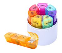 TBUY Pill Case Drug Holder Container Travel Medicine Storage 7-Day Pill Organizer (1 Pack)