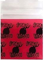 PLASTIC ZIPLOCK BAGGIES 200-1" x 1" Stay High Small