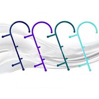 HELLOYOUNG 1Pcs Trigger Point Self Massage Stick Hook Muscle Relief Original Back Massager Tools Other (Wellness & Relaxation) (Dark Blue)