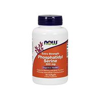 NOW Supplements, Phosphatidyl Serine 300 mg, Extra Strength, with Phospholipid compound derived from Soy Lecithin, 50 Softgels