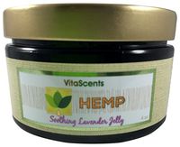 VitaScents Hemp Soothing Lavender Jelly for Muscular Pain Relief, 4 oz