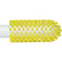 Vikan 5380-50-6 Stiff Tube Brush, Polyester, 2" x 5-3/4" OAL, Yellow