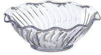 Dinex DXSWC607 Tulip Bowl Berry Dish, 5 oz, 1.62" Height, 4.62" Width, 4.62" Length, SAN, Clear (Pack of 96)
