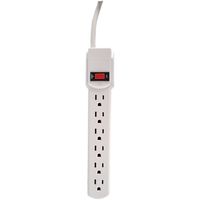 New - GE JASHEP55248 6-Outlet Power Strip