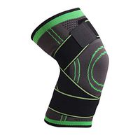 CapsA Knee Brace SKDK 3D Weaving Knee Brace Support for Arthritis ACL Running Biking Basketball Sports Joint Pain Relief Meniscus Tear Faster Injury Recovery (Green, M)