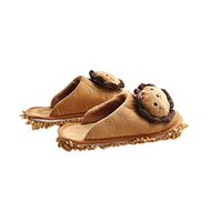 Frjjthchy Winter Home Slippers Microfiber Mop Slippers Shoes Anti-Slip Detachable Dust Dirt Hair Cleaner (Lion)