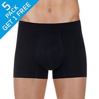 PROTECHDRY Washable Urinary Incontinence Cotton Boxer Brief Underwear with Front Absorbent Area - Buy 4 GET 1 Free