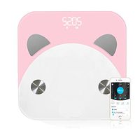Body Fat Scale, DEWEL Digital Weight Scale Wireless Bluetooth Bathroom Scale 12 Accurate Measurement Body Composition Monitor with Free Fitness App Tracks BMI Muscle Mass Body Weight and More (Pink)