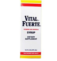 Vital Fuerte Dietary Supplement Syrup 9.3 oz - Suplemento Nutricional Jarabe (Pack of 3)