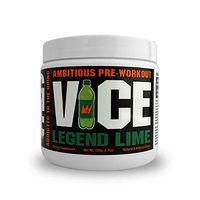 GCode VICE Ambitious Pre-Workout- Clean Energy, Intense Pumps, Power & Endurance - 15 Servings (Legend Lime)