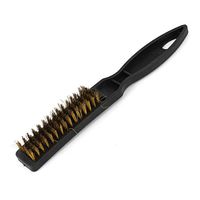 Plastic Handle Grinding Polishing Brass Wire Brush 22m Long