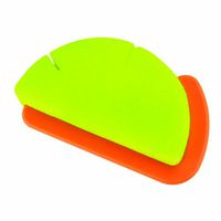 Casabella 1 Count Dish and Flatware Super Sponge and Squeegee, Lime/Plum/Orange