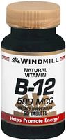 Windmill Vitamin B-12 500 mcg Tablets 60 Tablets (Pack of 10)