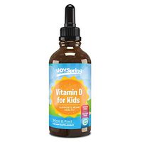 Kids Vitamin D Drops - Vitamin D for Kids - Tasty Childrens Vitamin D3 K2 Drops - Kids Immune Support & Bone Health - 1,000 IU Toddler Growth Formula - Peppermint Flavor