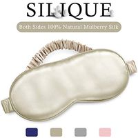 Silique Natural Silk Eye Mask, 100% Mulberry Silk Sleep Mask For Women, Sleeping Eye Mask, Champagne Eye Mask Silk, Silk Sleeping Mask Adjustable, Anti-aging Eye Mask Silk, Silk Sleep Eye Mask