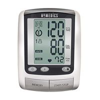HoMedics Portable Deluxe Arm Blood Pressure Monitor with Smart Measure Technology, One-Touch Operation, 2 Cuffs, Memory Average –Battery Operated