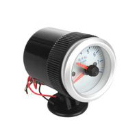 KKmoon Tachometer Tach Gauge with Holder Cup for Auto Car 2" 52mm 0~8000RPM 12V DC Blue Light